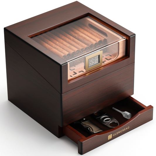 Open Box - FT-2041 Classic Cigar Humidor Box, 85 Counts
