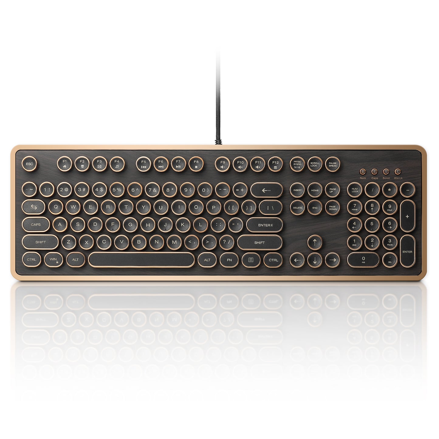 RK104-Q Programmable Wired Retro Mechanical Keyboard