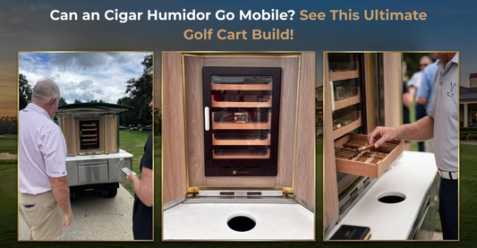 Can an Cigar Humidor Go Mobile? See This Ultimate Golf Cart Build!