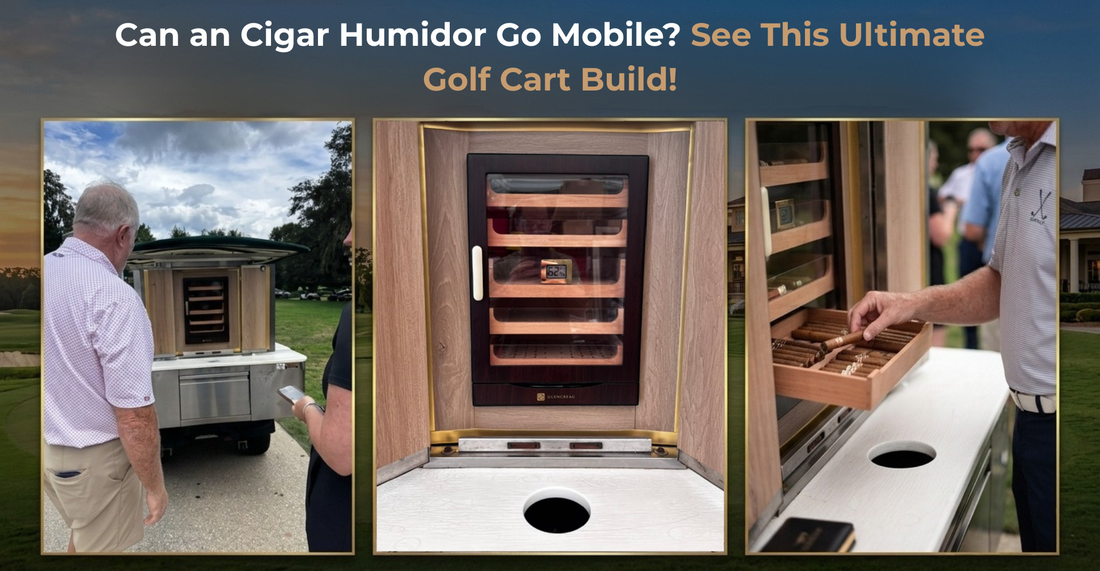 Can an Cigar Humidor Go Mobile? See This Ultimate Golf Cart Build!