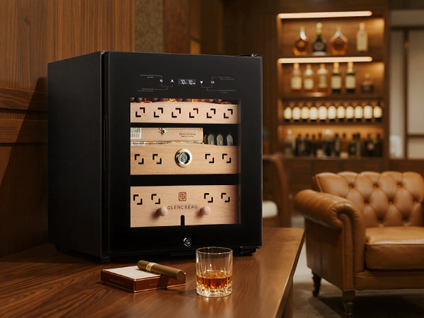 Elevate Your Cigar Experience with GLENCREAG Compressor Cigar Humidor Cabinets