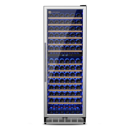 24 inch Dual-Zone Wine Cooler, 154 Bottles