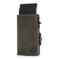 Men's Pop-Up Slim Wallet, Genuine Leather (Army Green)