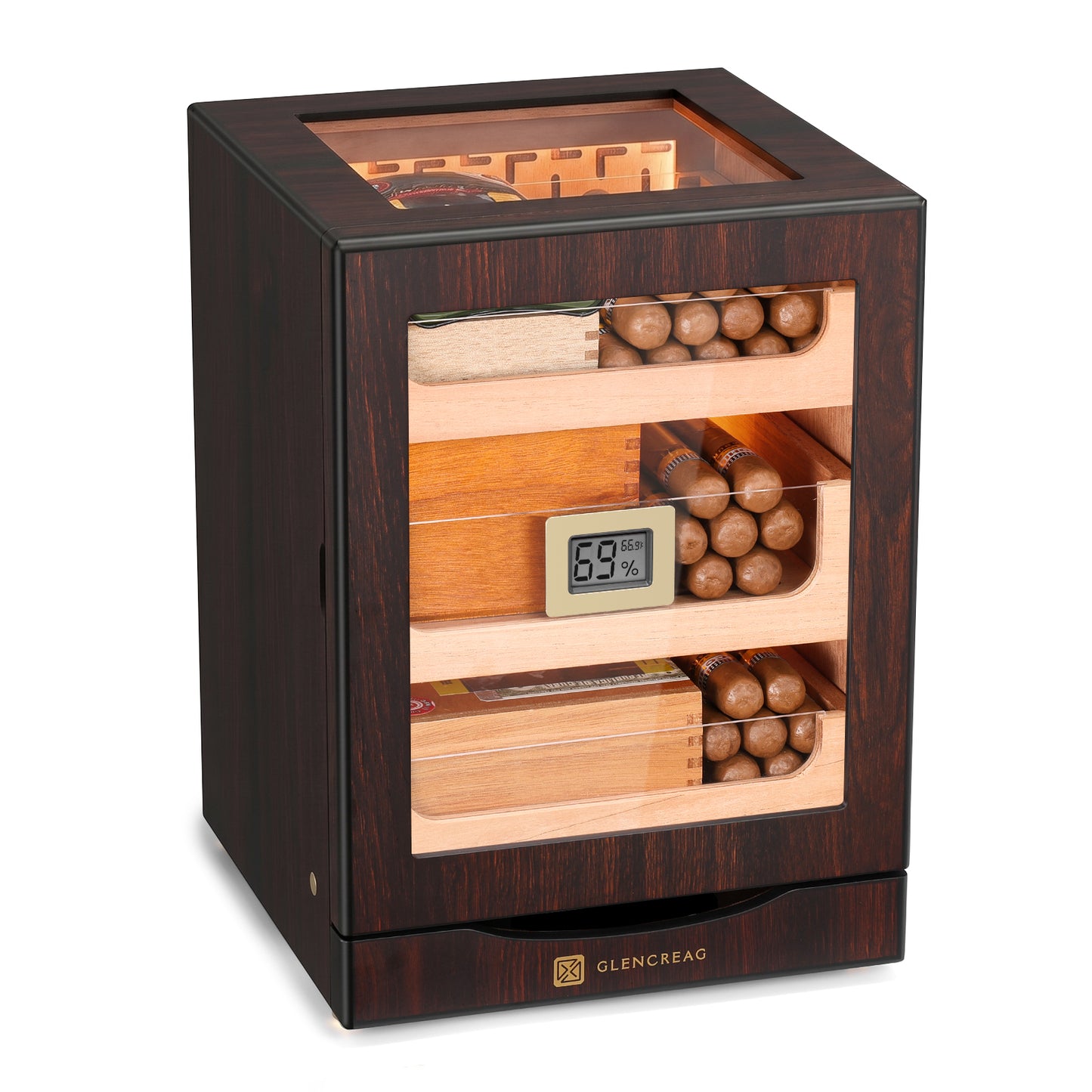M26F-B Classic Cigar Humidor Cabinet with Bottom Drawer, 150 Counts [Coming Soon!]