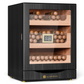 MET-1031 Classic Cigar Humidor Cabinet, 150 Counts (Ebony)