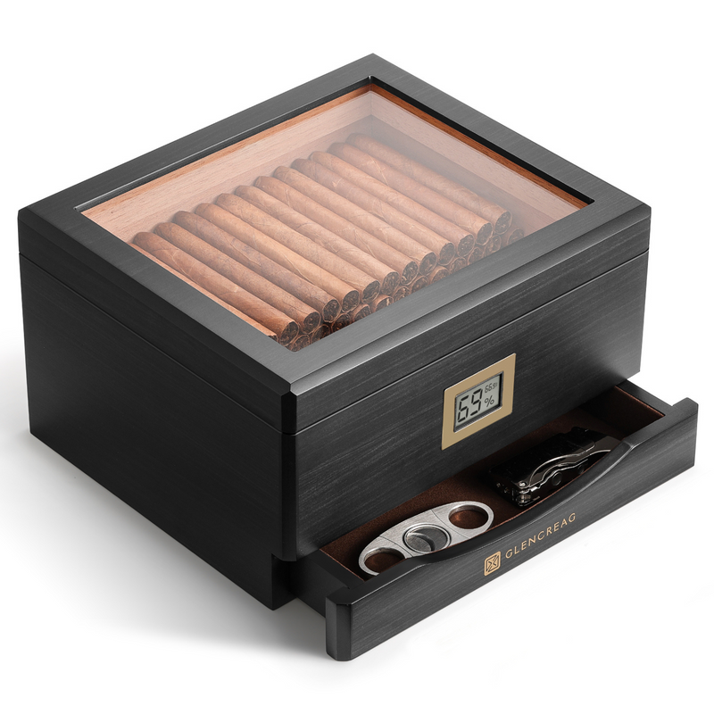 MMT-3041 Classic Humidor Box, 55 Counts