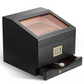 FT-2042 Classic Cigar Humidor Box, 85 Counts (Ebony)