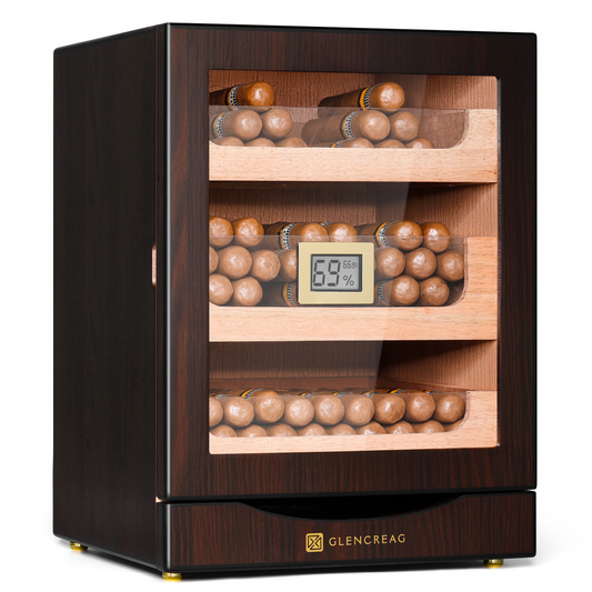 MET-1031 Classic Cigar Humidor Cabinet, 150 Counts