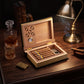 L26S Book-style Cigar Humidor Box, 10-12 Cigars