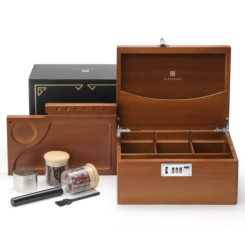 BSB03 Bamboo Stash Box Set (Tan)