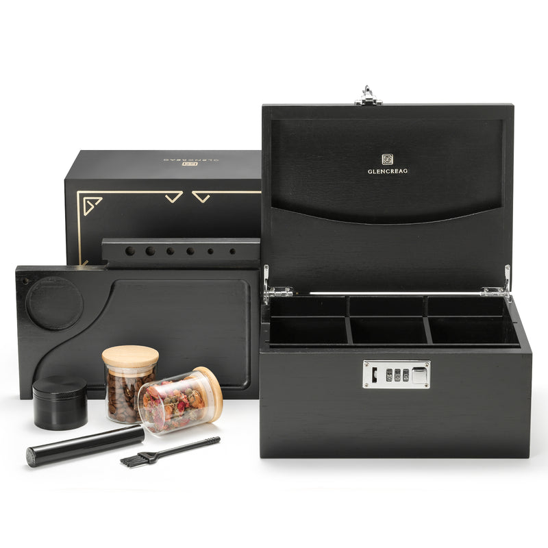 BSB02 Bamboo Stash Box Set (Black)