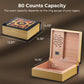 L26L Book-style Spanish Cedar Humidor Box, 80 Counts
