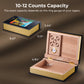 L26S Book-style Cigar Humidor Box, 10-12 Cigars