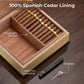L26L Book-style Spanish Cedar Humidor Box, 80 Counts