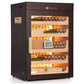 M26FM-T Classic Spanish Cedar Humidor Cabinet with Top Storage, 250 Counts