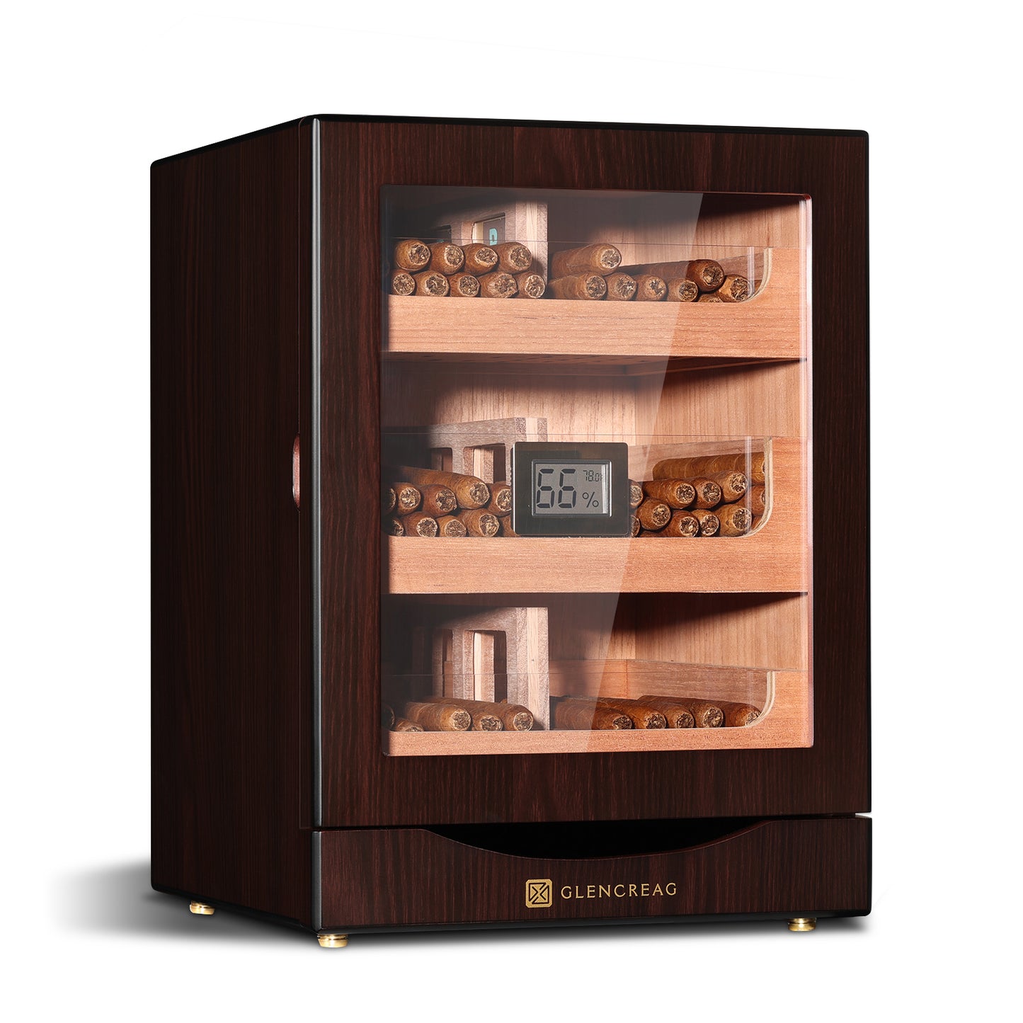 MET-1031 Classic Cigar Humidor Cabinet, 150 Counts