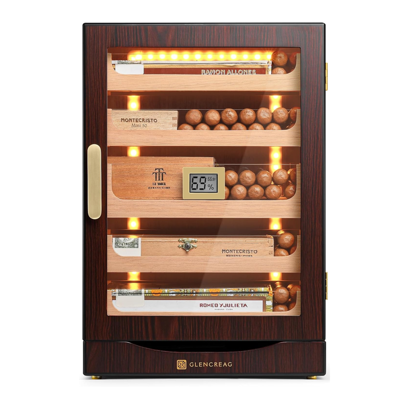 MET-1031PM Classic Humidor Cabinet, 250 Counts