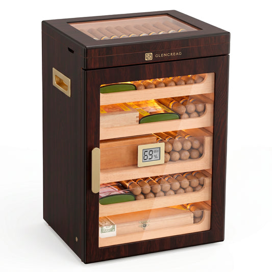 250-Count M26FM Spanish Cedar Humidor Cabinet with View Window - CA Version