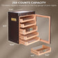 M26FM-T Classic Spanish Cedar Humidor Cabinet with Top Storage, 250 Counts