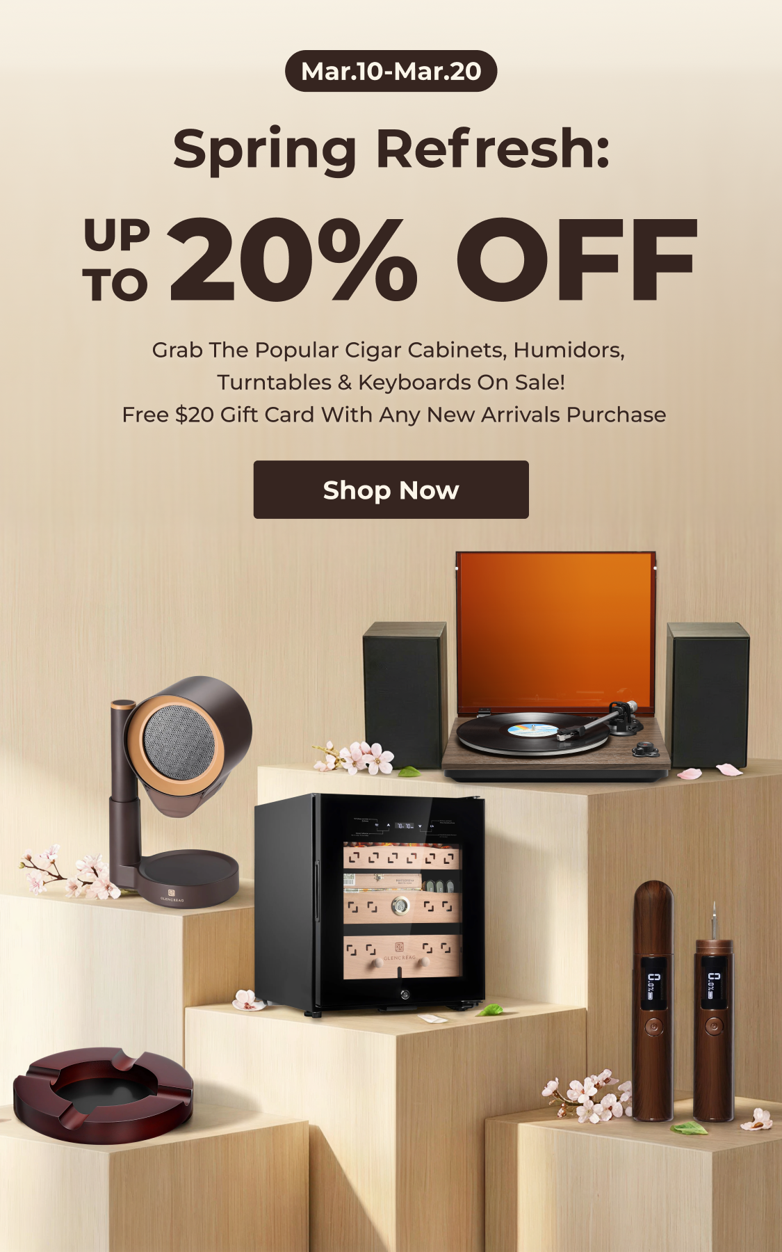 Spring Sale - Up to 20% Off on New Arrivals