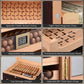 M26FM-T Classic Spanish Cedar Humidor Cabinet with Top Storage, 250 Counts