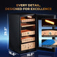 Electric Cigar Humidor Cabinet with Compressor Cooling, 900 Counts