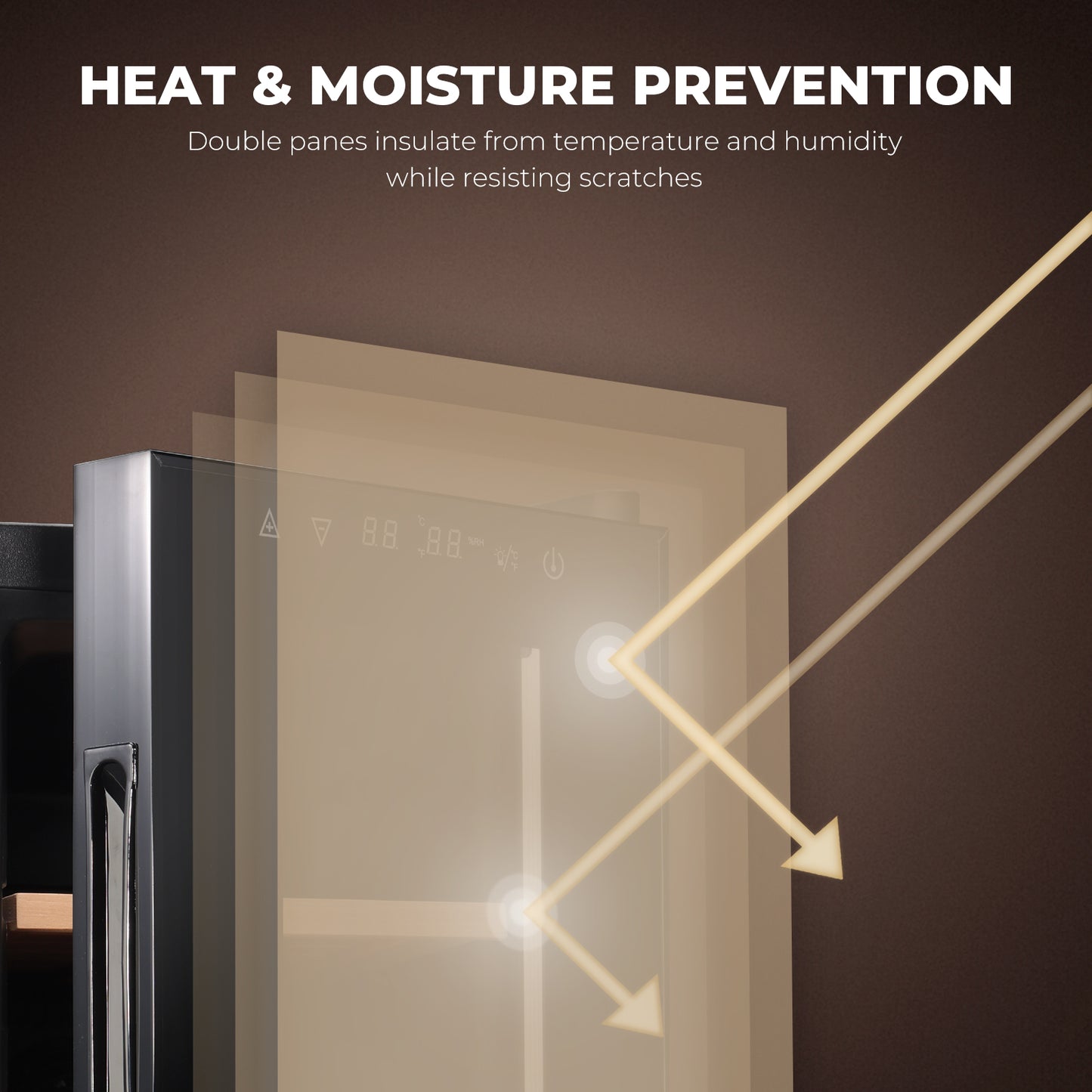 MNC-4041 Electric Humidor Cabinet, 250 Counts