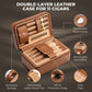 PR-5041 Portable Travel Leather Humidor Case, 11 Counts [PRE-ORDER!]
