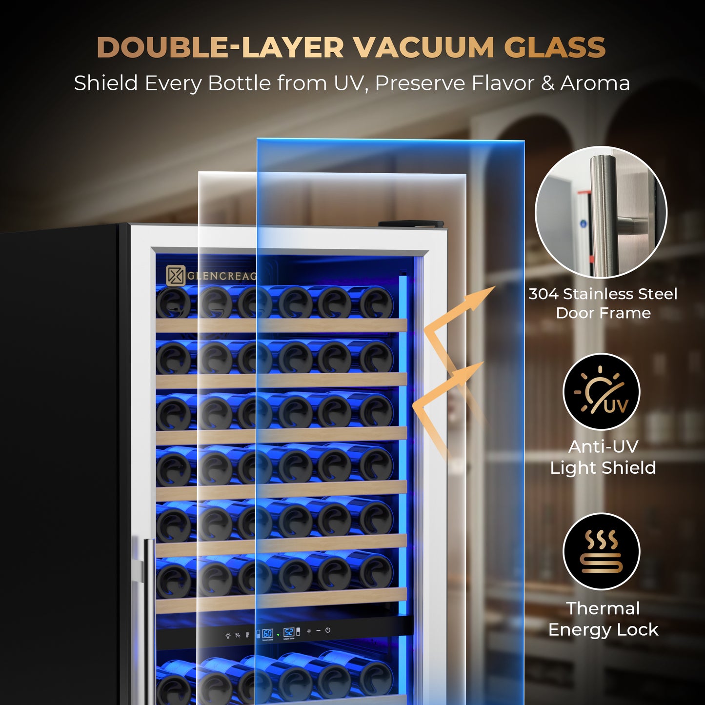 D2413 Dual-Zone Wine Cooler for Wine Storage, 154 Bottles [Early Bird Price!]