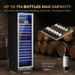 D2414 Dual-Zone Wine Cooler for Wine Storage, 174 Bottles