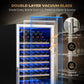 D2414 Dual-Zone Wine Cooler for Wine Storage, 174 Bottles