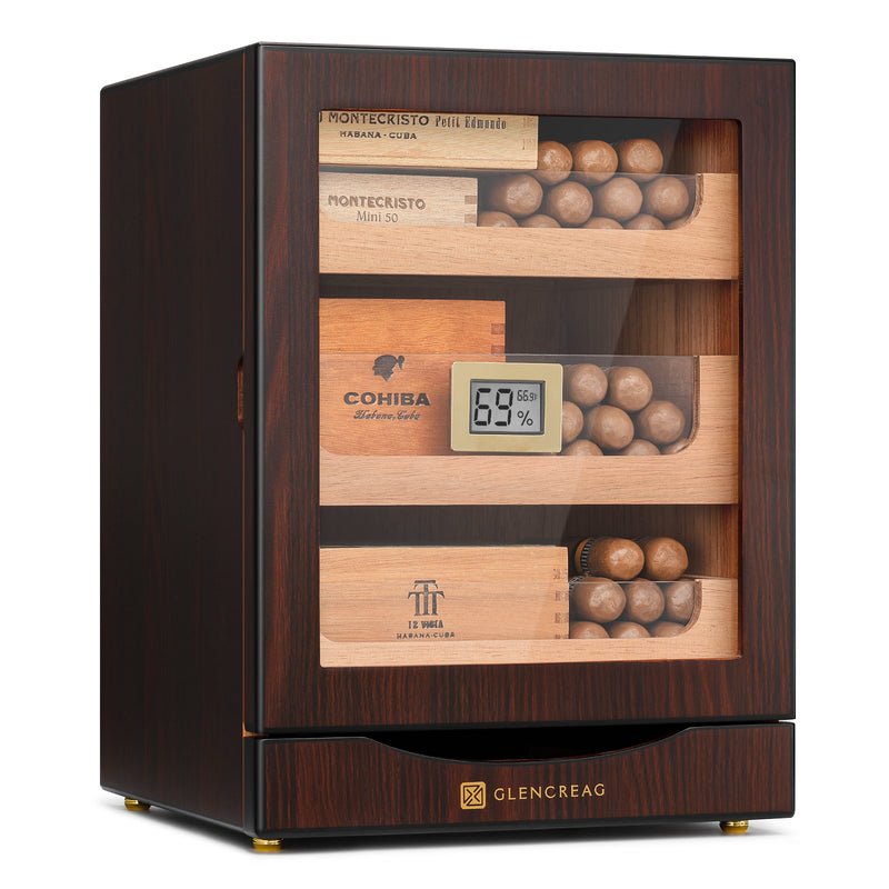 MET-1031 Classic Humidor Cabinet, 150 Counts